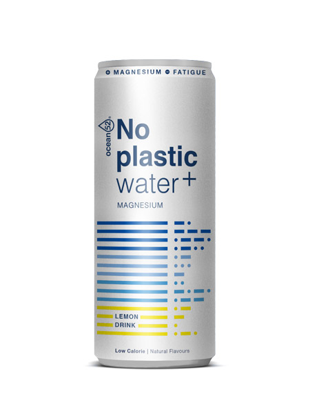 Ocean52 No Plastic Water+ Magnesi i Llimona