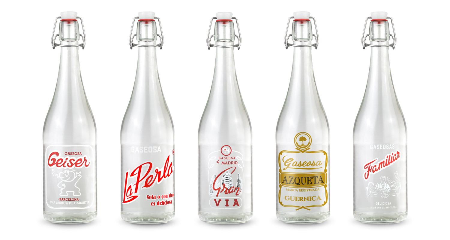 Collection de sodas classiques